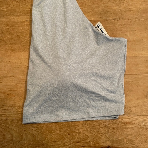 NWOT Old Navy Cloud Comfy High Neck Light Blue Bra Athleisure Sport 4X - Picture 2 of 9